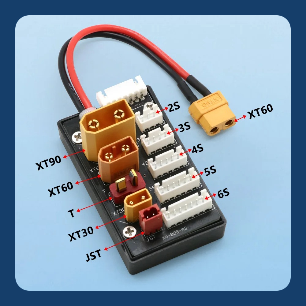 Lipo Parallel Charging Board - 2-6S 리포 배터리 병렬 충전 보드