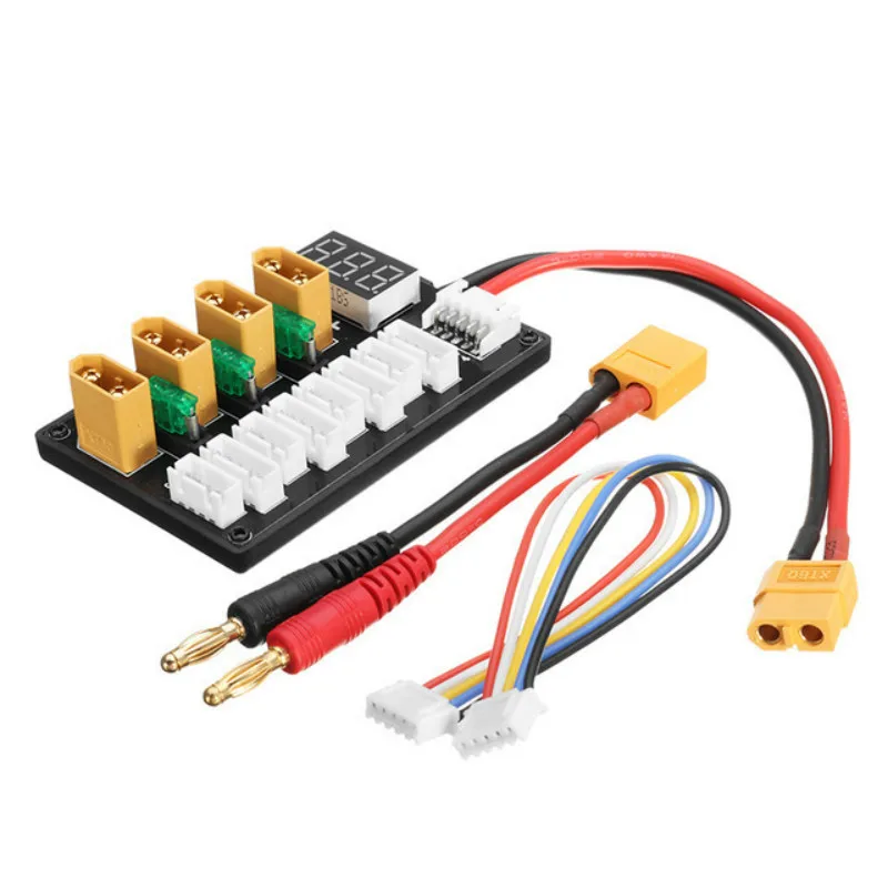 Lipo Parallel Charging Board - 3S/4S XT60 B6 Lipo 배터리 5P