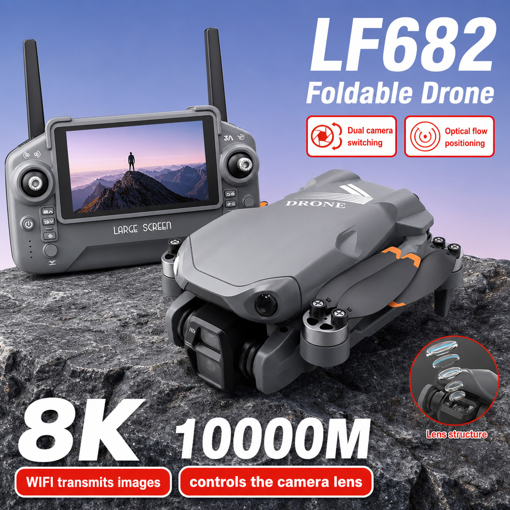Drone Rc Pro - 항공 사진 촬영 LF682 드론 8K