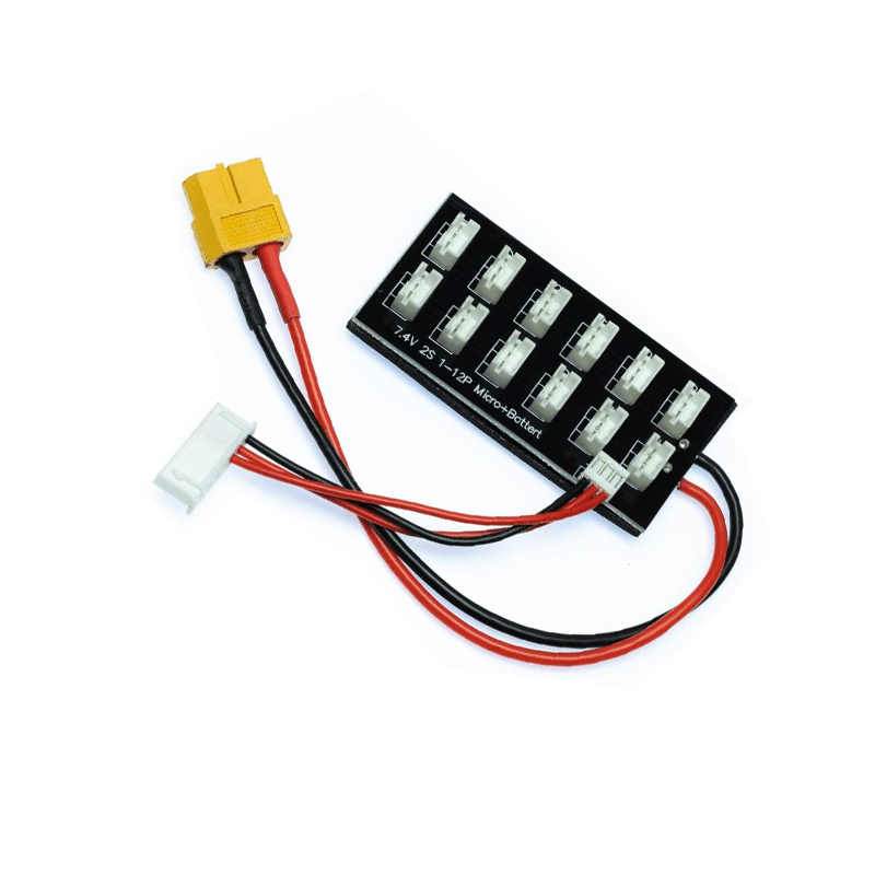 Lipo Parallel Charging Board - 암 플러그 병렬 충전 보드, 7.4V