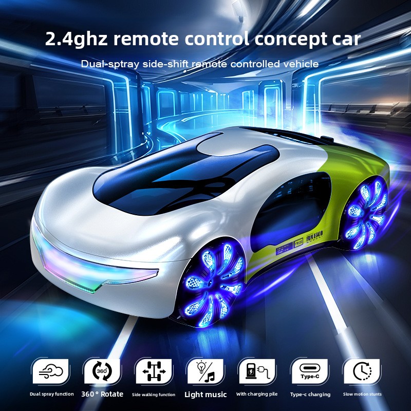 매직 스프레이 뮤직 RC 스턴트카 2.4G 제스처 컨트 - Drone Or Rc Car 리뷰 및 가격