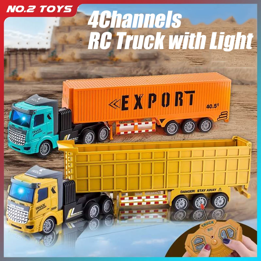 1/48 RC 컨테이너 트럭 장난감 어린이 무선 리모컨 - Drone Or Rc Car 리뷰 및 가격