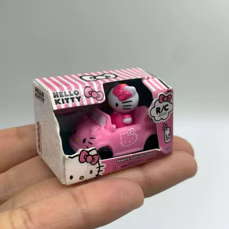 카툰 피규어 헬로 키티 미니 RC 자동차 1:64 스케 - Drone Or Rc Car 리뷰 및 가격