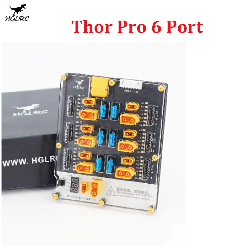 HGLRC Thor Pro 6포트 배터리 충전기 보드  - Lipo Parallel Charging Board 리뷰 및 가격