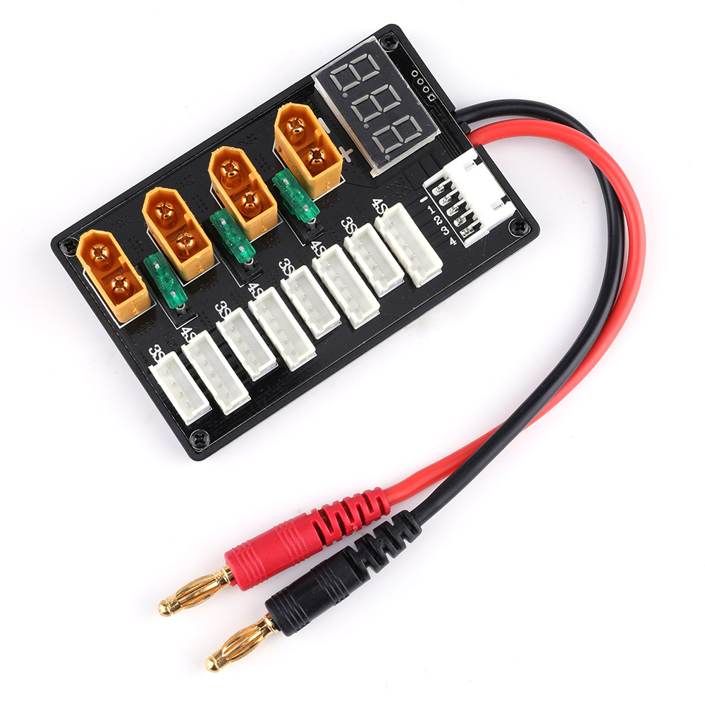 XT60 플러그 3S 4S Lipo 배터리 병렬 충전  - Lipo Parallel Charging Board 리뷰 및 가격